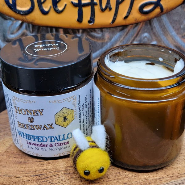 Whipped Tallow Cream with Honey and Beeswax