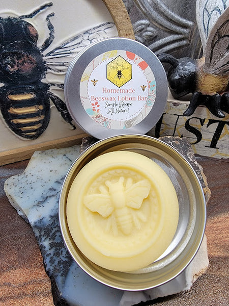 All Natural Beeswax Lotion Bar