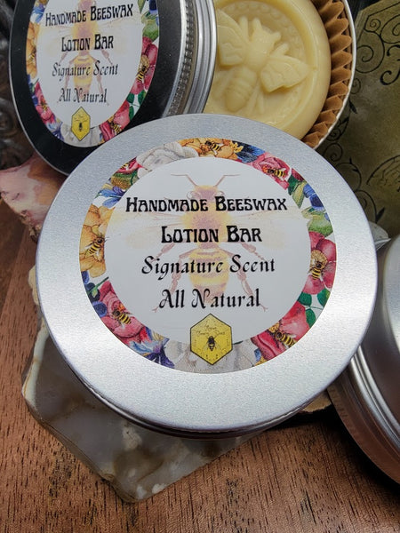 All Natural Beeswax Lotion Bar