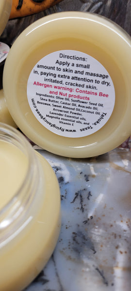 Beeswax Body Butter Lavender and Magnolia All Natural