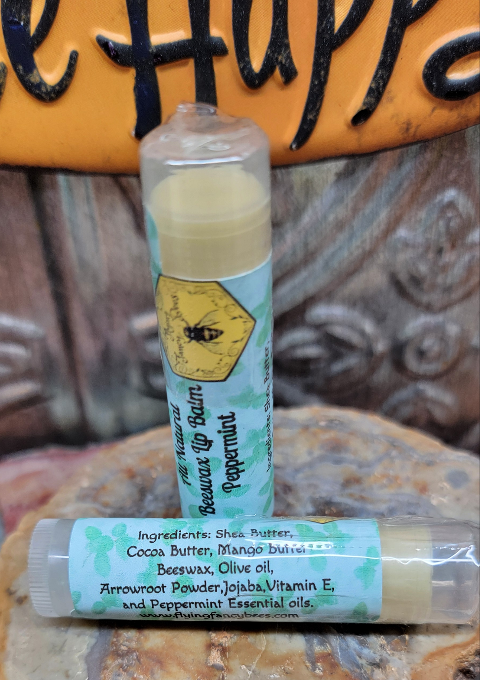 All Natural Beeswax Lip Balm Peppermint