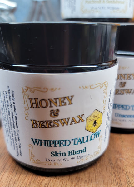 Whipped Tallow Cream with Honey and Beeswax