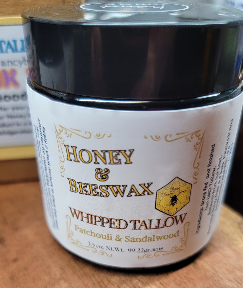 Whipped Tallow Cream with Honey and Beeswax – Flying Fancy Bees