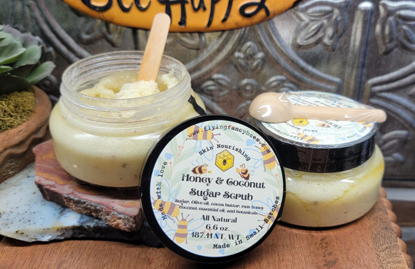 All Natural Sugar Scrub Honey and Almond