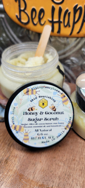 All Natural Sugar Scrub Honey and Almond