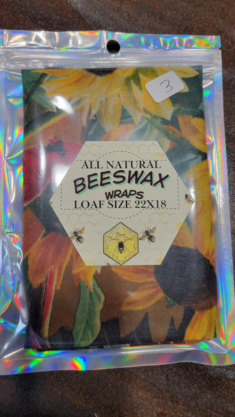 Beeswax Food Wraps Extra Large 22" x 18" Handmade