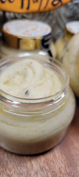 All Natural Honey & Almond Sugar Scrub 8oz. Jar