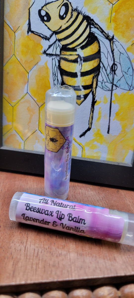All Natural Beeswax Lip Balm – Flying Fancy Bees