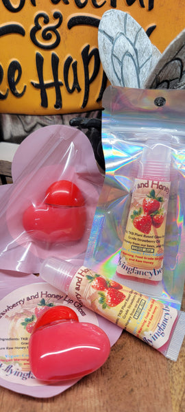 Strawberry and Honey Lip Gloss