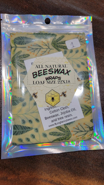 Beeswax Food Wraps Extra Large 22" x 18" Handmade