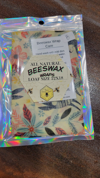 Beeswax Food Wraps Extra Large 22" x 18" Handmade