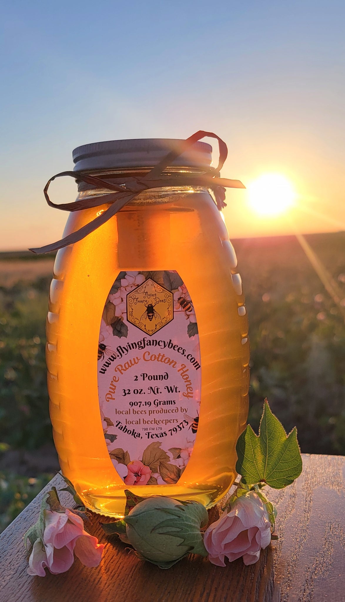 Cotton Honey Pure Raw Local Texas 2025