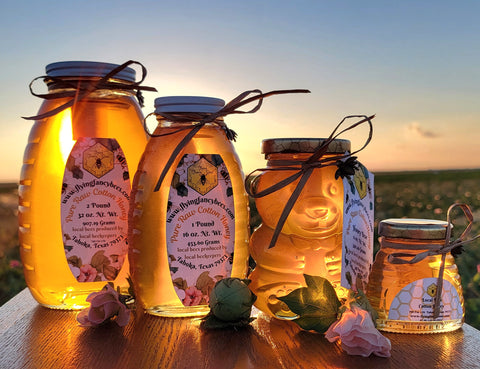 Cotton Honey Pure Raw Local Texas 2025