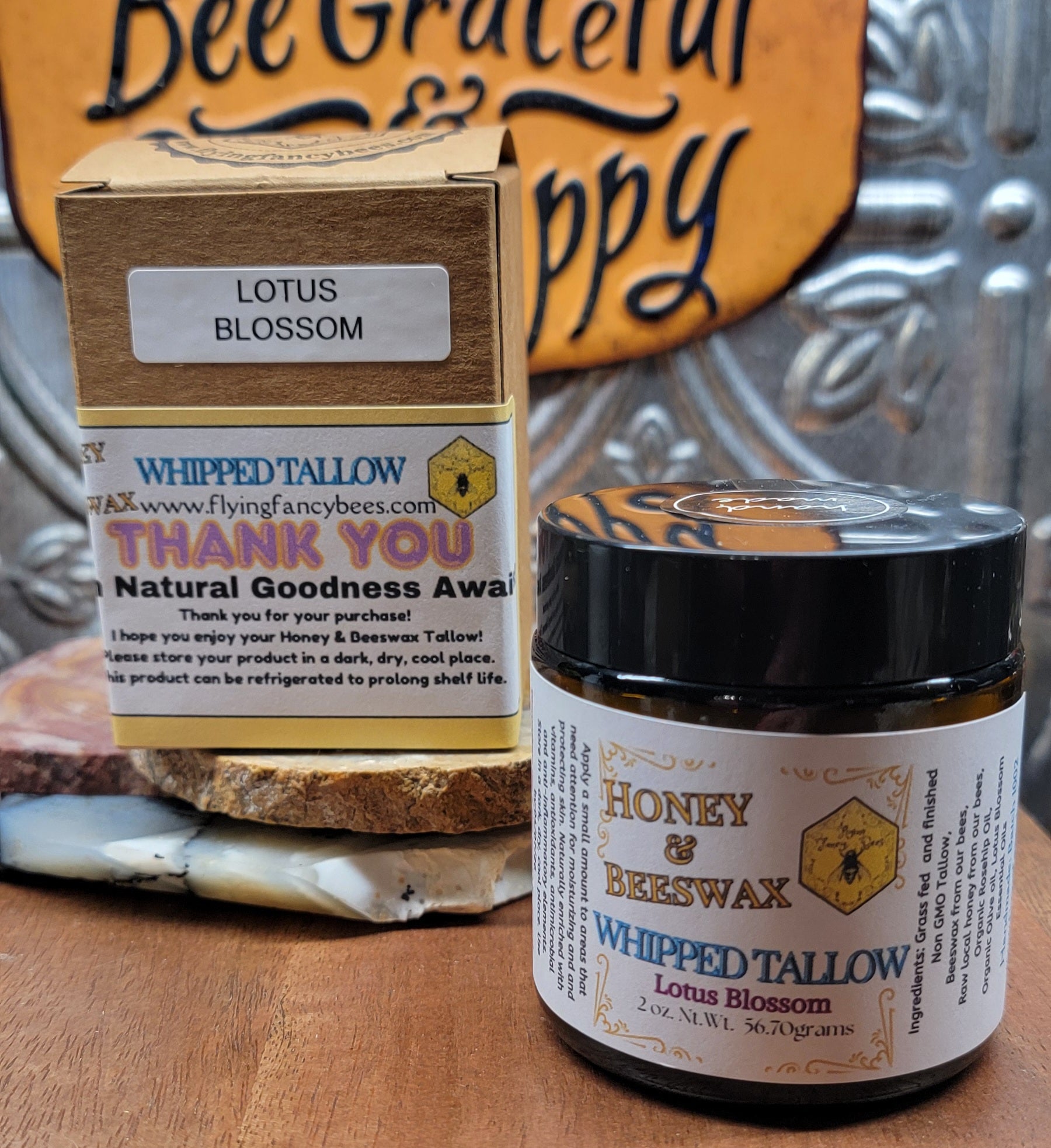 Whipped Tallow Cream with Honey and Beeswax