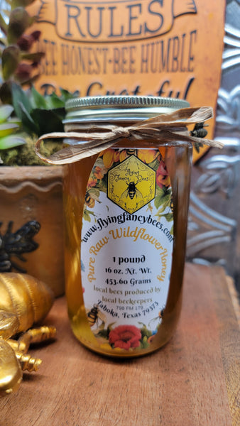 Wildflower Honey Raw Local Texas 2025
