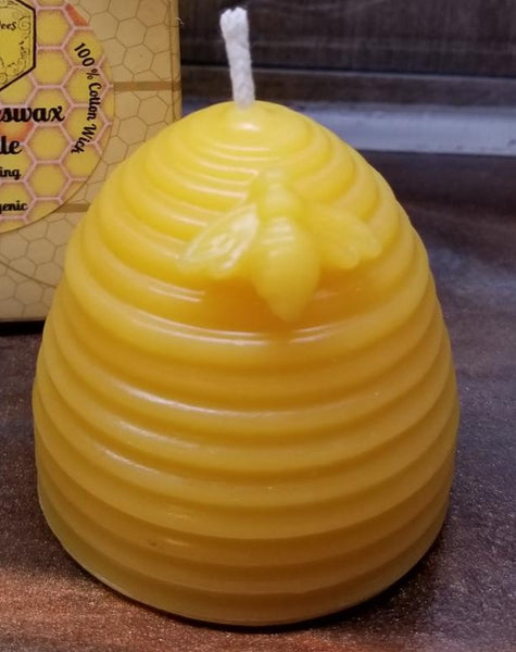 Bee Hive Votive Beeswax Candle