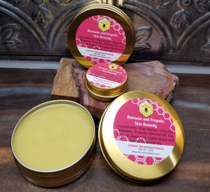 All Natural Beeswax and Propolis Skin Balm Large Size